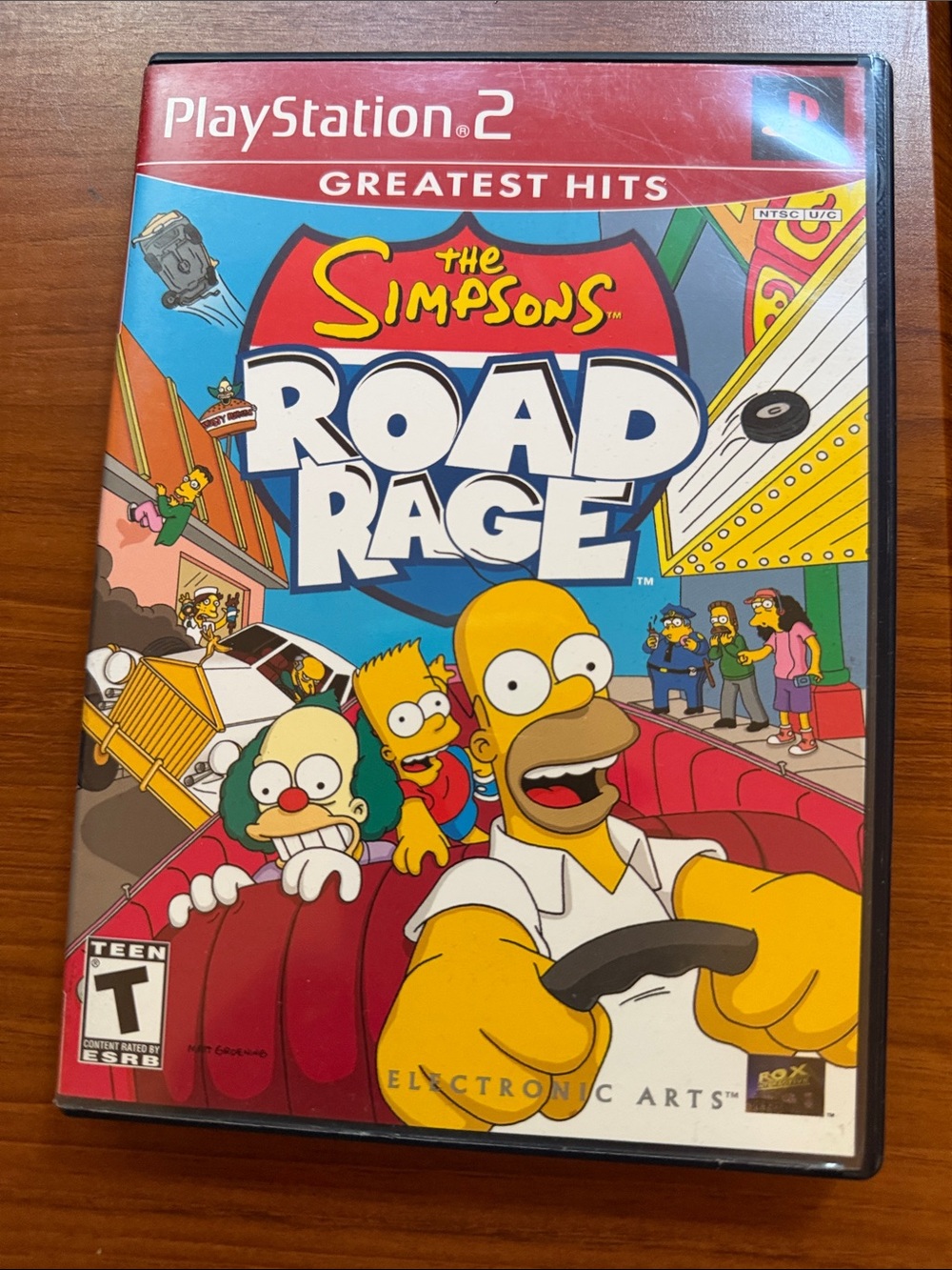 PlayStation 2 Greatest Hits - The Simpsons: Road Rage (EA)
